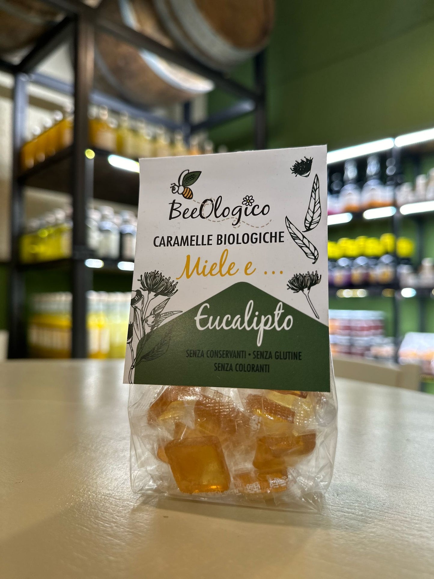 Honig-Eukalyptus-Bonbons